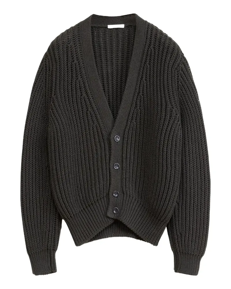 Christophe Lemaire chunky cardigan - Braun Braun