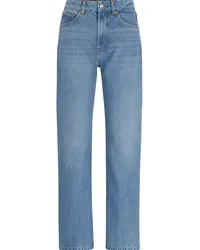 HUGO BOSS Jeans mit geradem Bein Blau