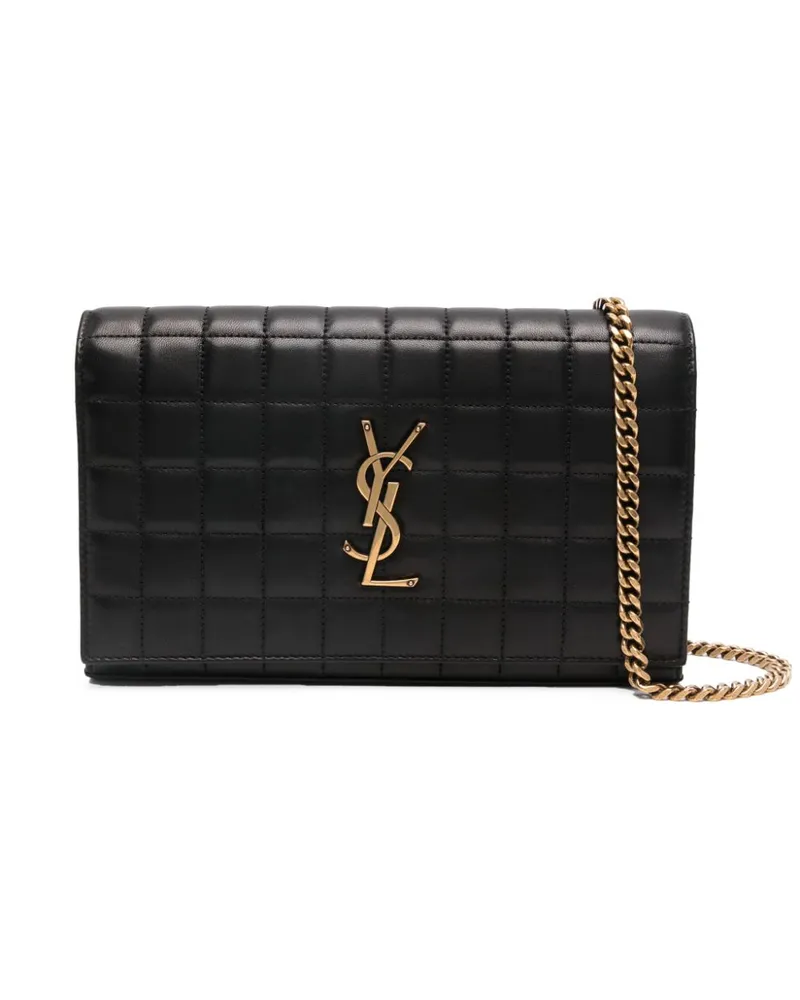 Saint Laurent Cassandre Clutch - Schwarz Schwarz