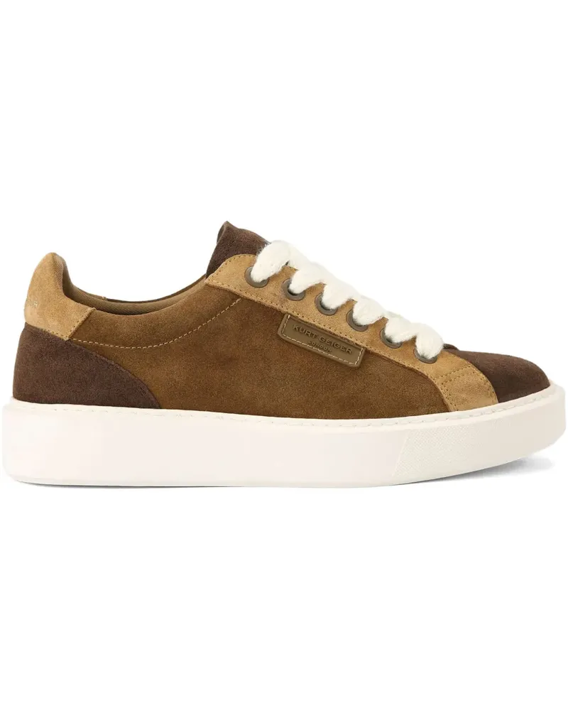 Kurt Geiger Albion Sneakers mit Wildledereinsätzen - Braun Braun