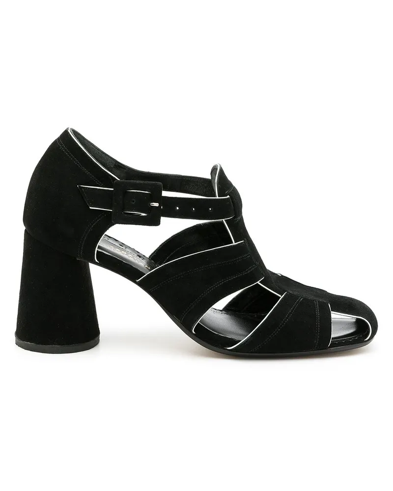 Sarah Chofakian Austin Sandalen 70mm - Schwarz Schwarz