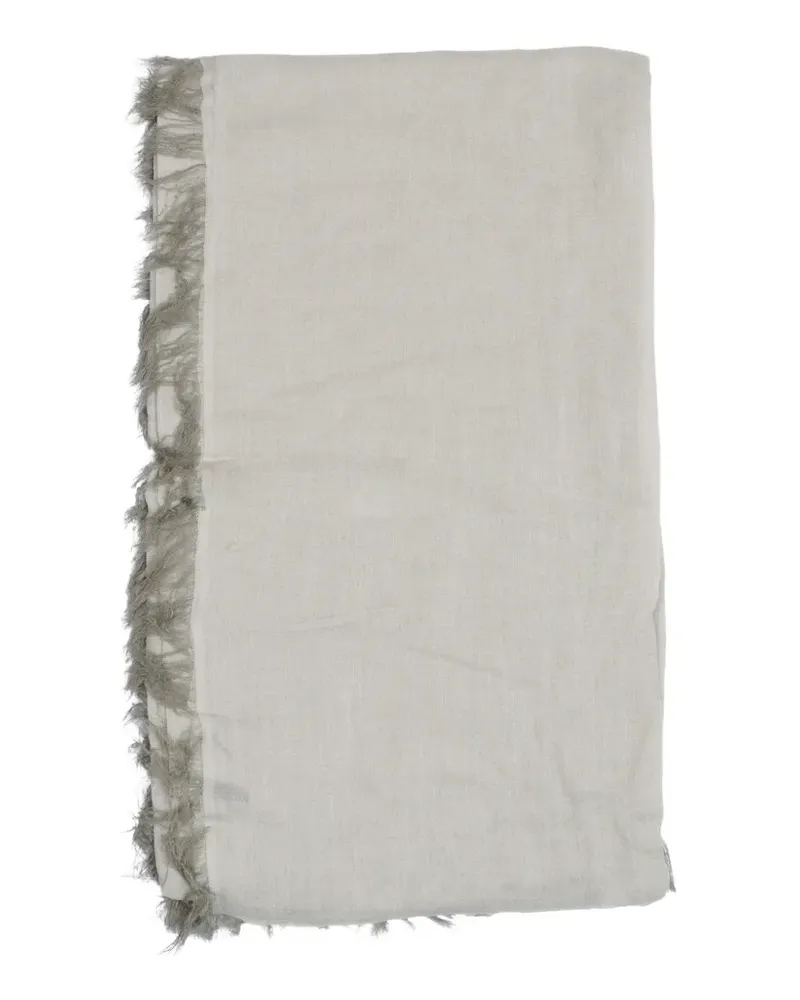 Faliero Sarti Kashy frayed scarf - Nude Nude