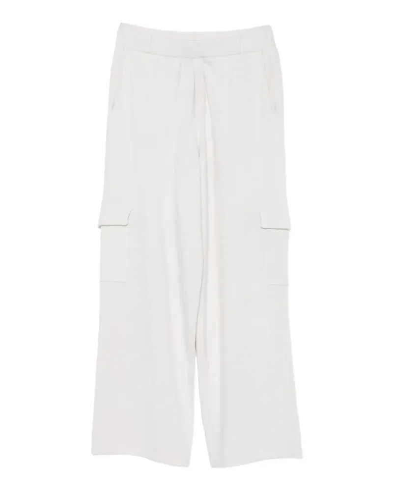 FTC Cashmere Klassische Cargohose - Weiß Weiß