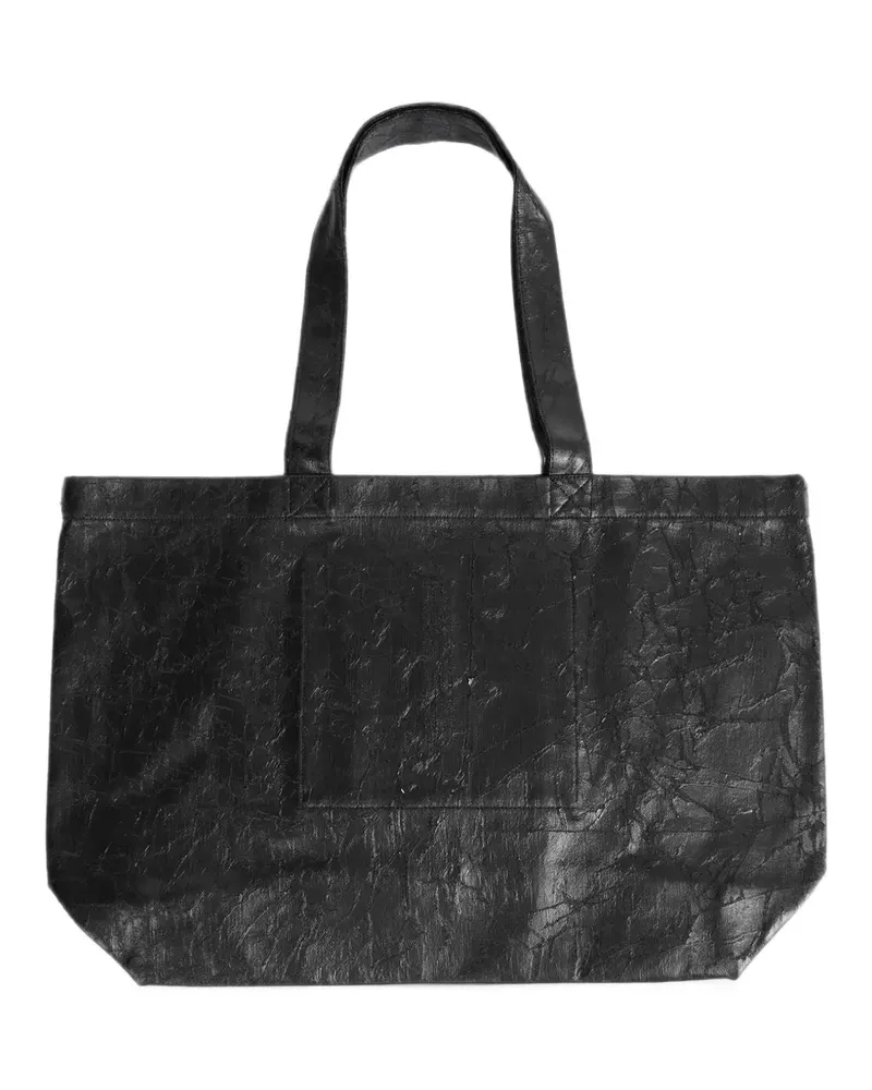 DRKSHDW by Rick Owens Temple Megacrust Tote Bag aus Denim - Schwarz Schwarz