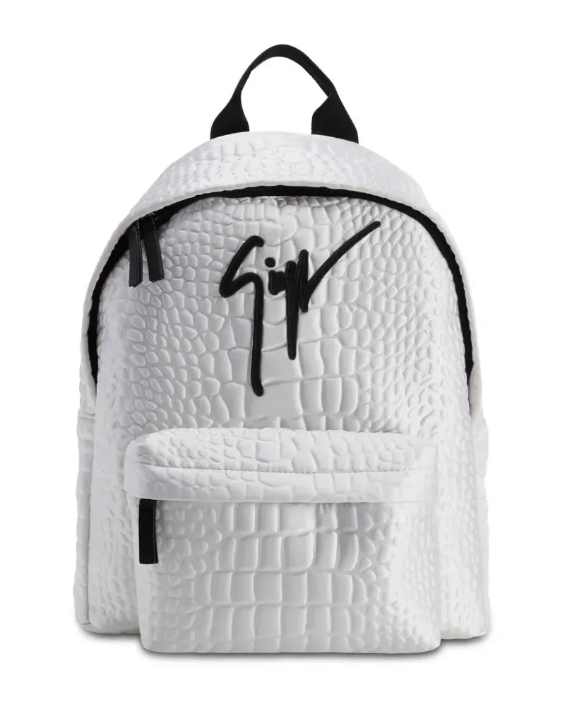 Giuseppe Zanotti Bud Rucksack - Weiß Weiß