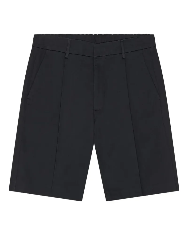 NN 07 Shorts mit Kontrasteinsätzen - Schwarz Schwarz