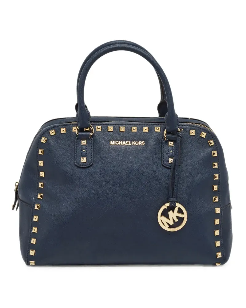 Michael Kors Sandrine Handtasche mit Nieten - Blau Blau