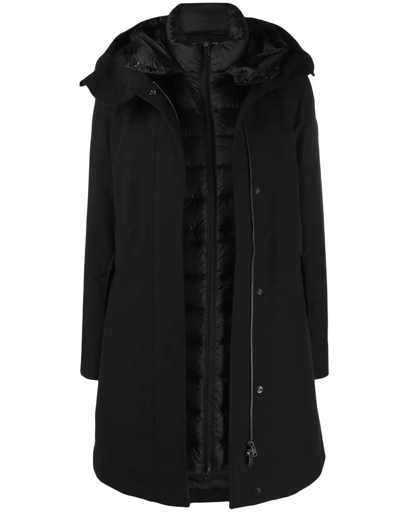 Woolrich Gefütterter Wendemantel - Schwarz Schwarz