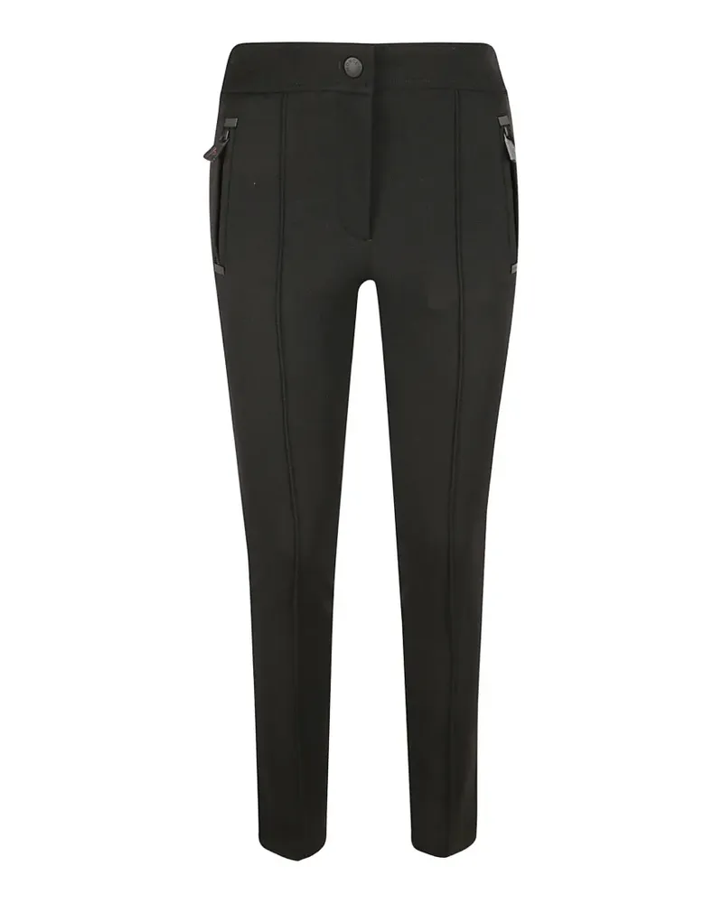 Moncler pintuck-embellished trousers - Schwarz Schwarz