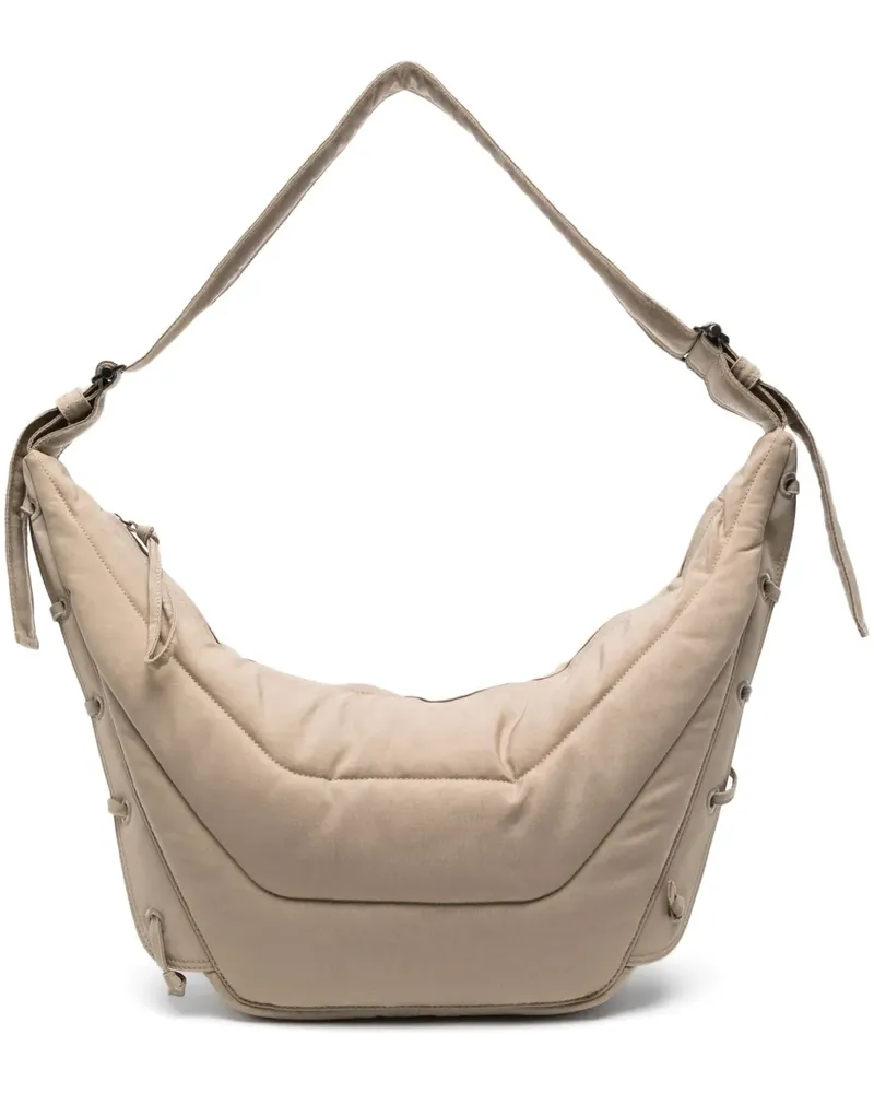 Christophe Lemaire Mittelgroße Soft Game Schultertasche - Nude Nude
