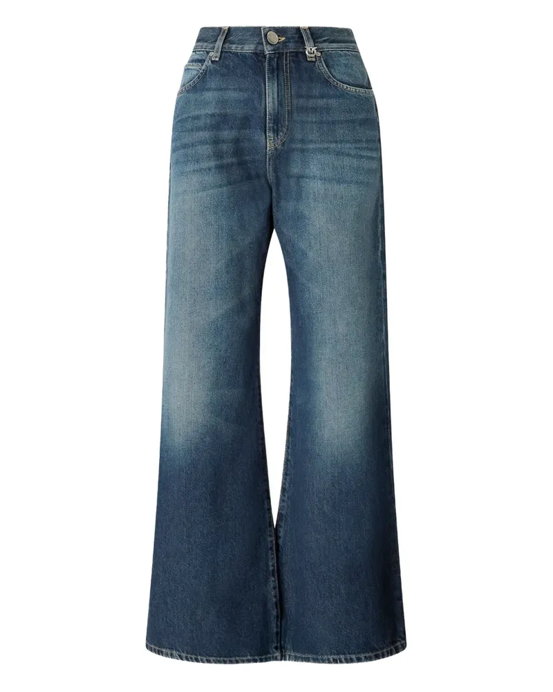 Pinko Jeans mit Tragefalten - Blau Blau