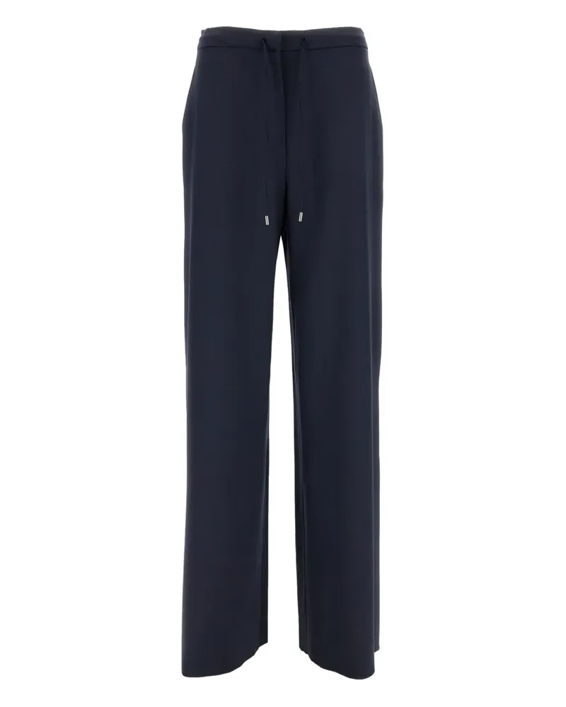 Max Mara Hose mit Kordelzug - Blau Blau