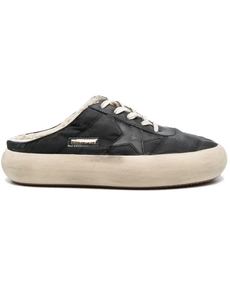 Golden Goose Space-Star Slip-On-Sneakers - Schwarz Schwarz