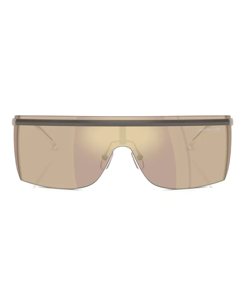 Michael Kors Sonnenbrille mit Shield-Gestell - Grau Grau