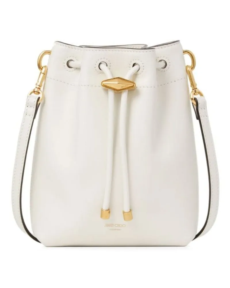 Jimmy Choo Mini Cinch Beuteltasche - Weiß Weiß