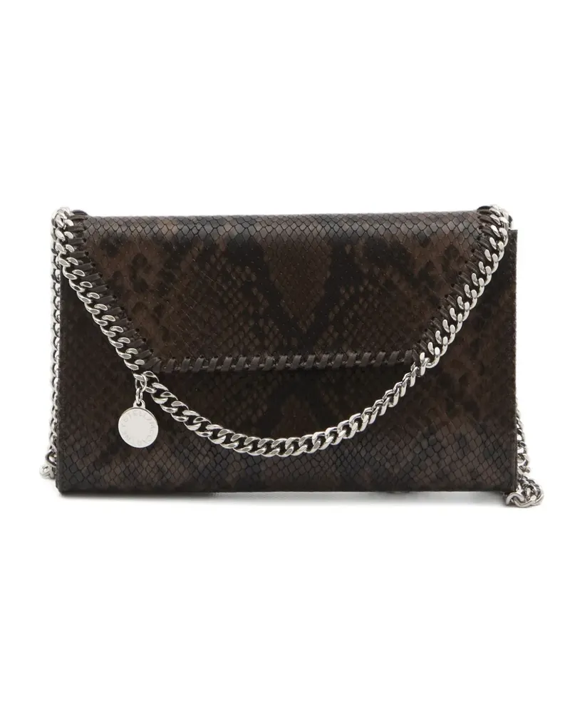 Stella McCartney Schultertasche aus Schlangenleder - Braun Braun