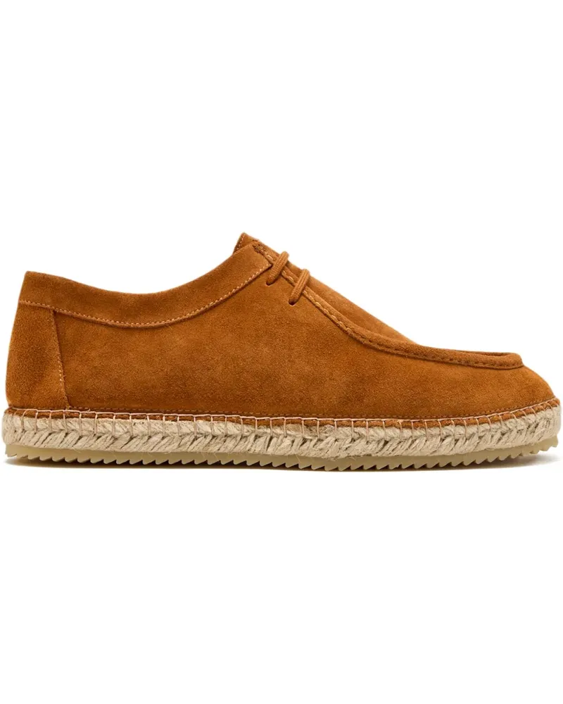 Frescobol Carioca Espadrille-Loafer aus Wildleder - Braun Braun