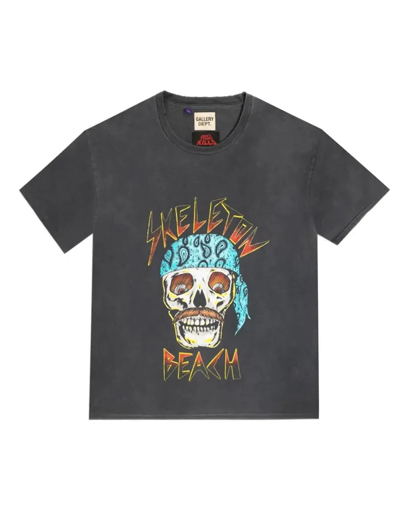 GALLERY DEPT. Skeleton Beach cotton T-shirt - Schwarz Schwarz