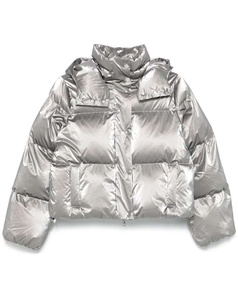 Elisabetta Franchi Gefütterte Cropped-Jacke - Grau Grau
