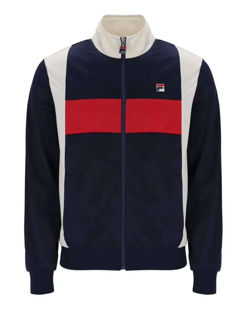Fila Andre Jacke in Colour-Block-Optik - Blau Blau