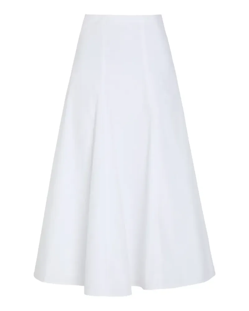 Jacquemus panelled flared midi skirt - Weiß Weiß