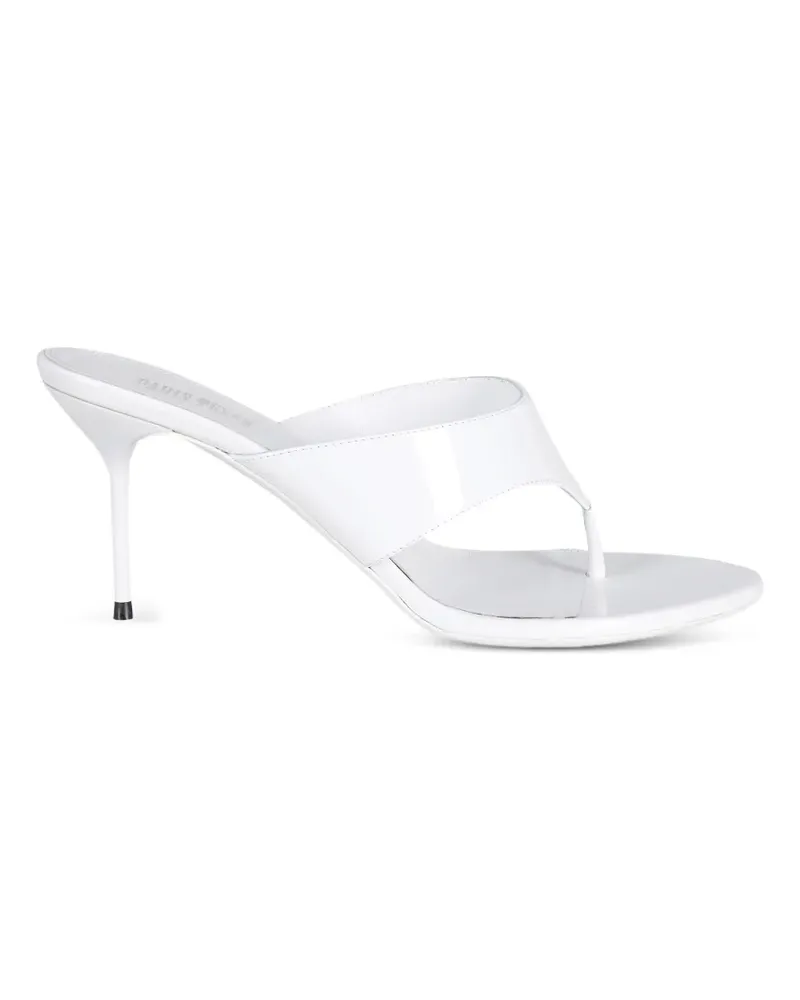 Paris Texas Lidia patent-leather mules - Weiß Weiß