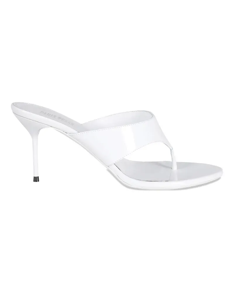 Paris Texas Lidia patent-leather mules - Weiß Weiß