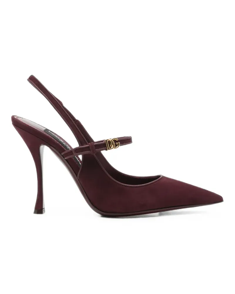 Dolce & Gabbana Pumps mit DG-Logo - Rot Rot