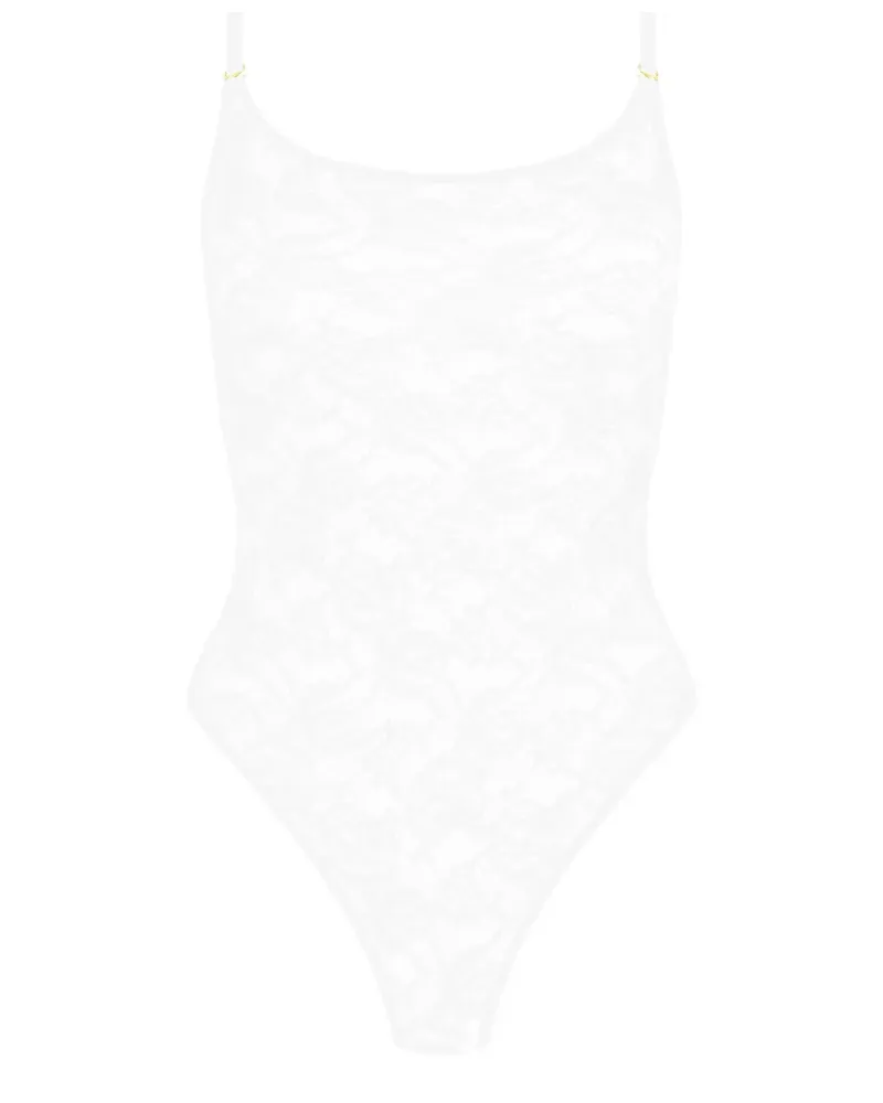 Maison Close Flashback Tanga-Body - Weiß Weiß