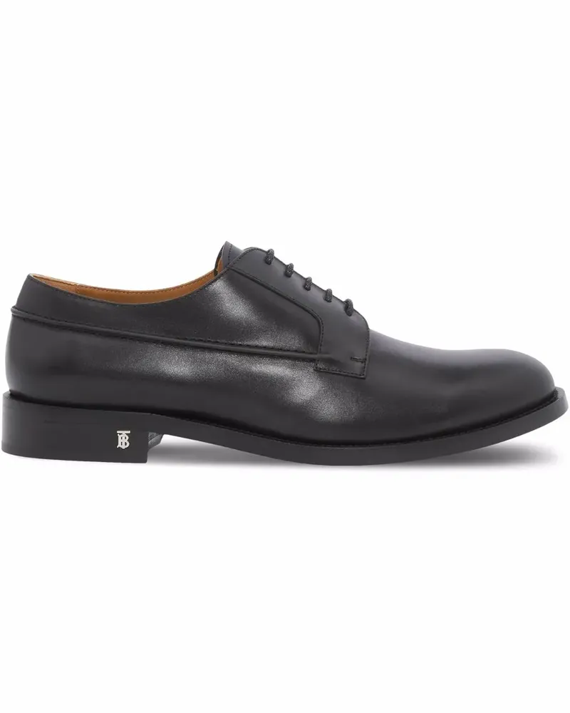 Burberry Derby-Schuhe mit Monogramm - Schwarz Schwarz