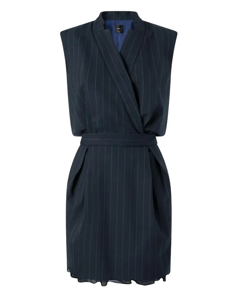 Pinko Minikleid mit Nadelstreifen - Blau Blau