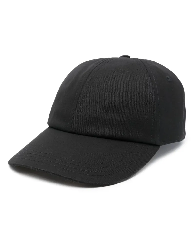 Burberry Baseballkappe mit kariertem Futter - Schwarz Schwarz