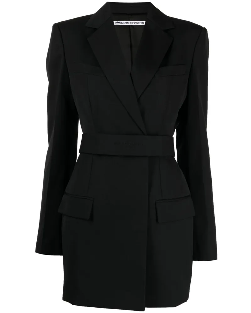 Alexander Wang Blazer mit Gürtel - Schwarz Schwarz