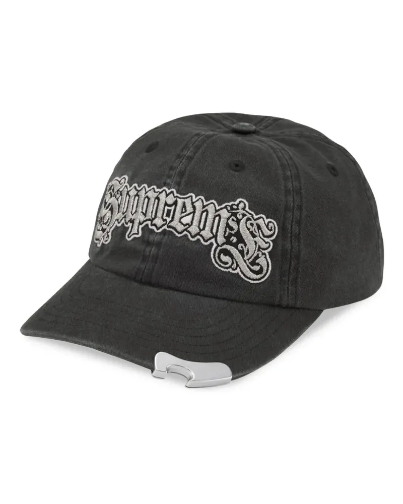 Supreme Being Bottle Opener Baseballkappe mit 6 Einsätzen - Schwarz Schwarz