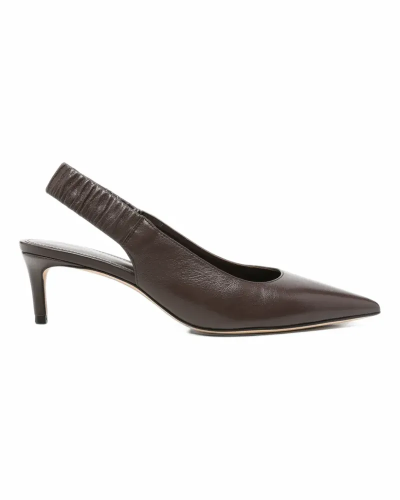 Stuart Weitzman pointed-toe slingback pumps - Braun Braun