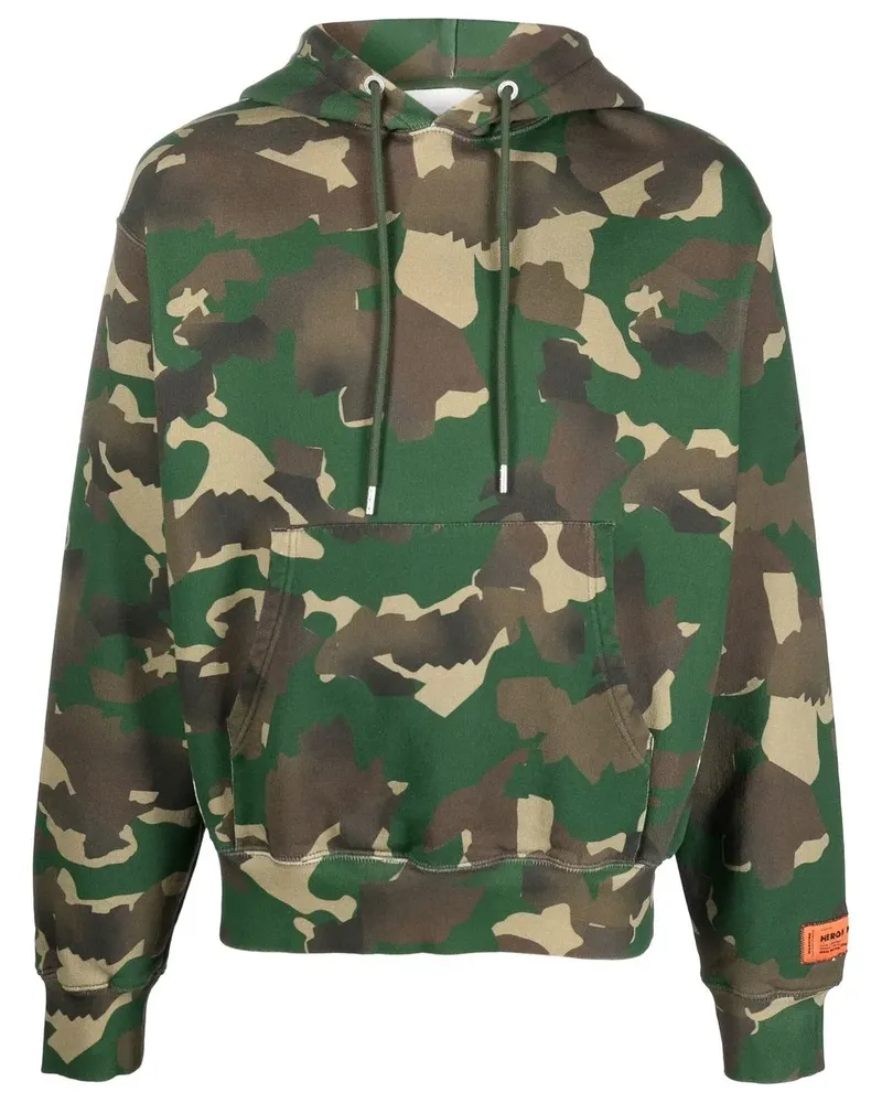 Heron Preston Camo Hoodie - Grün Grün