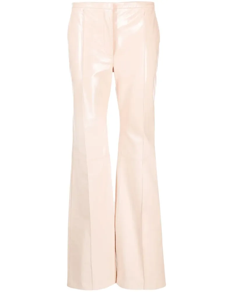 Philosophy Di Lorenzo Serafini Weite Hose mit Glanzoptik - Nude Nude