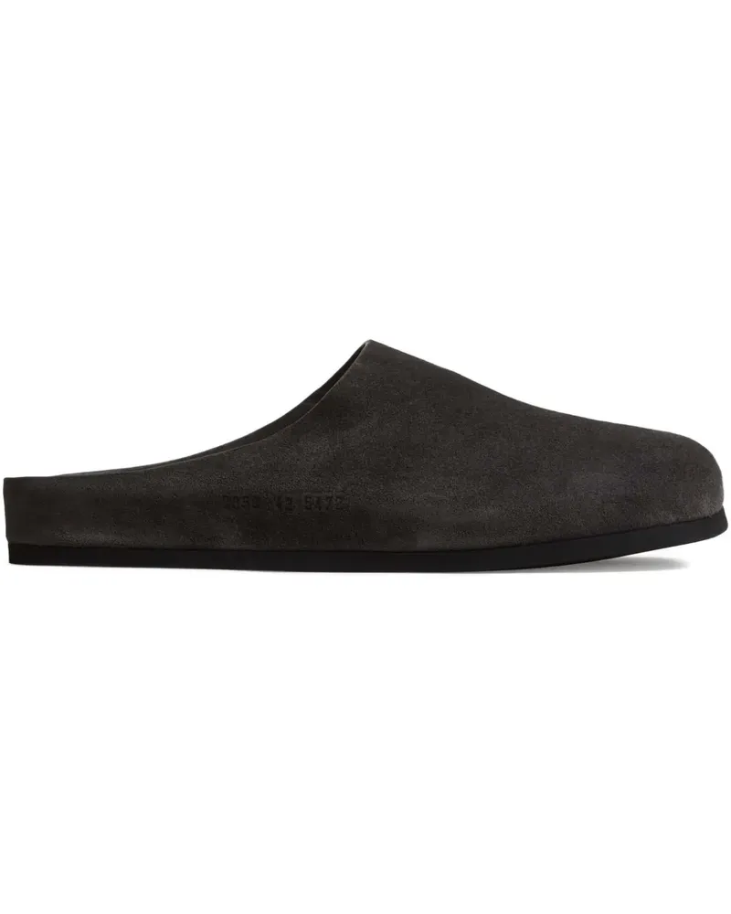 Common Projects Mules aus Wildleder - Grau Grau