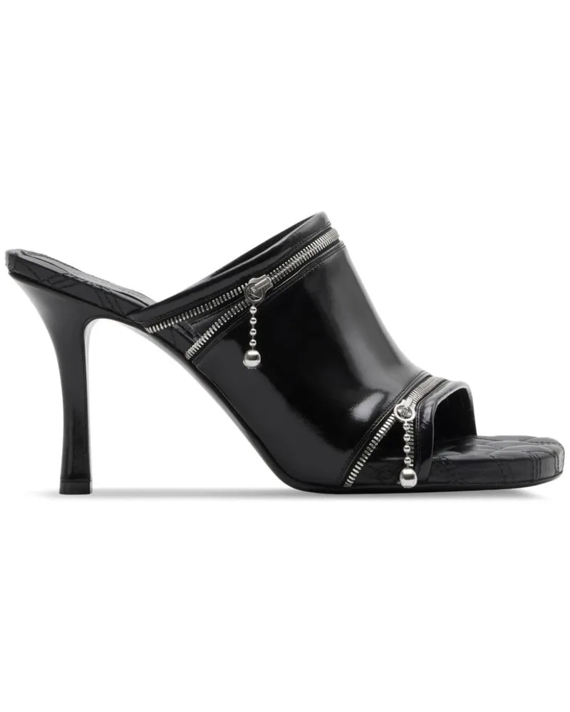 Burberry Peep Sandalen 85mm - Schwarz Schwarz