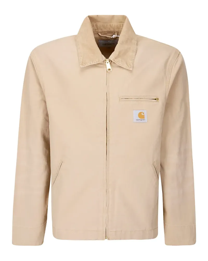 Carhartt WIP Canvas-Jacke mit Cordkragen - Nude Nude
