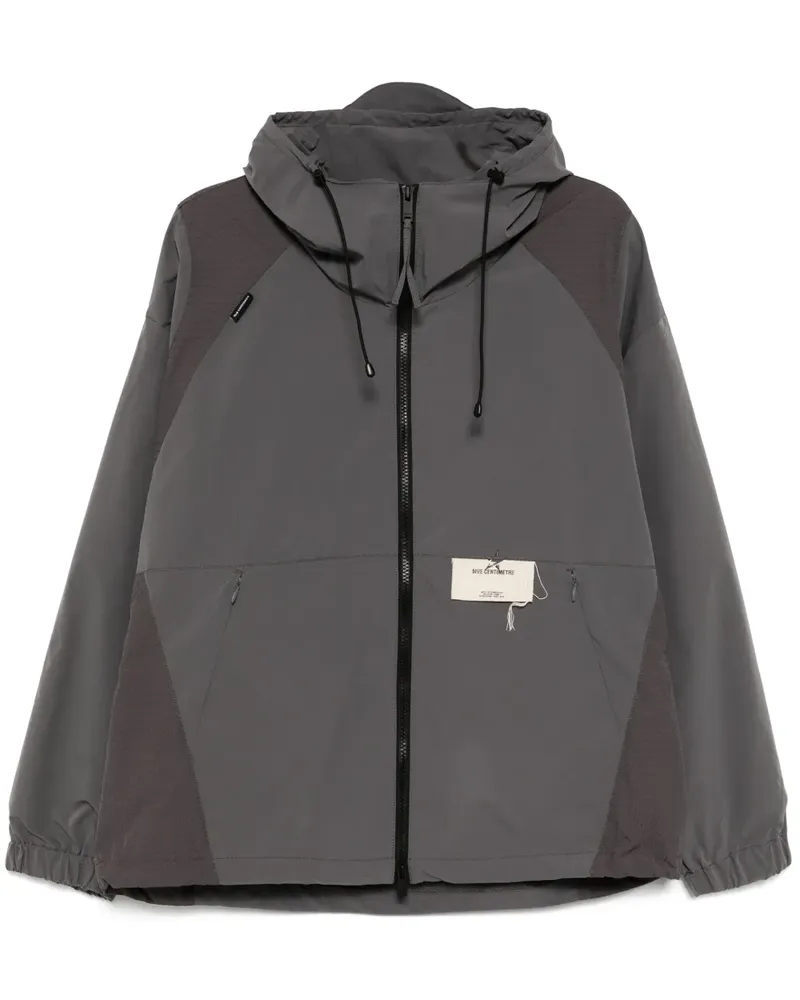 FIVE CM Sportjacke mit Logo-Patch - Grau Grau