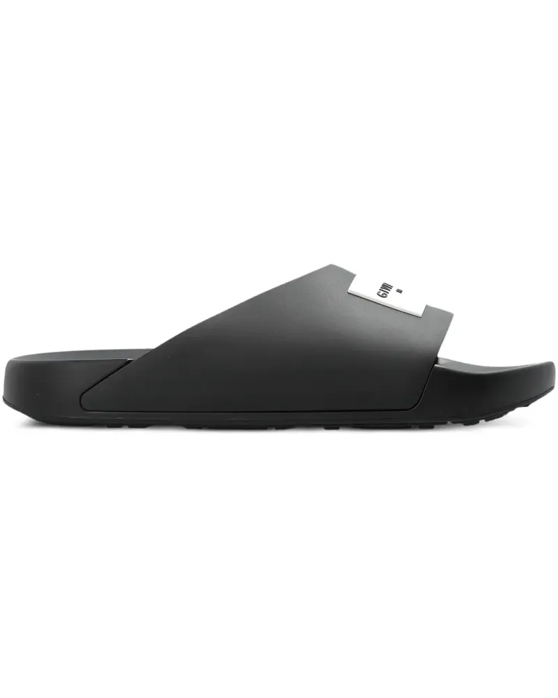 Givenchy Pantoletten mit Logo - Schwarz Schwarz