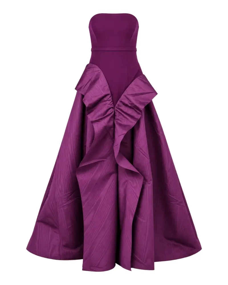 Safiyaa strapless flared maxi dress - Violett Violett