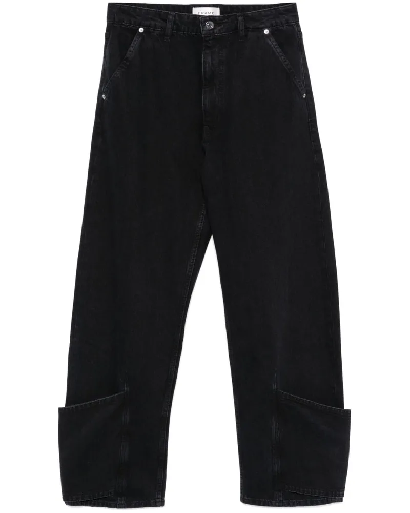 Frame Denim The Tab Jeans - Schwarz Schwarz