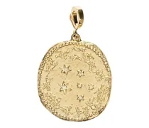 18kt Zodiac Gelbgoldanhänger mit Diamanten