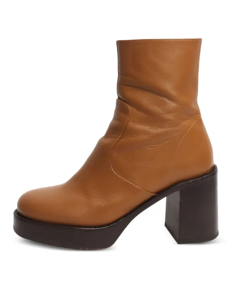 Simon Miller Plateau-Stiefeletten mit Blockabsatz - Braun Braun