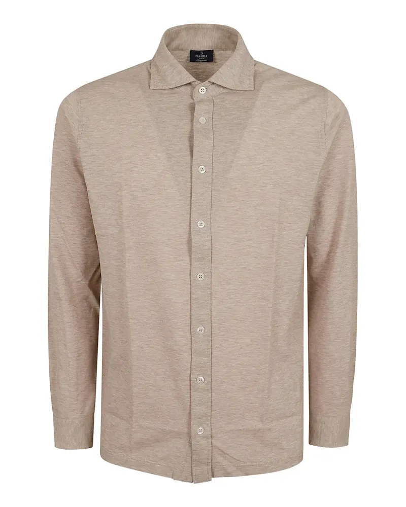 BARBA Klassisches Hemd - Nude Nude
