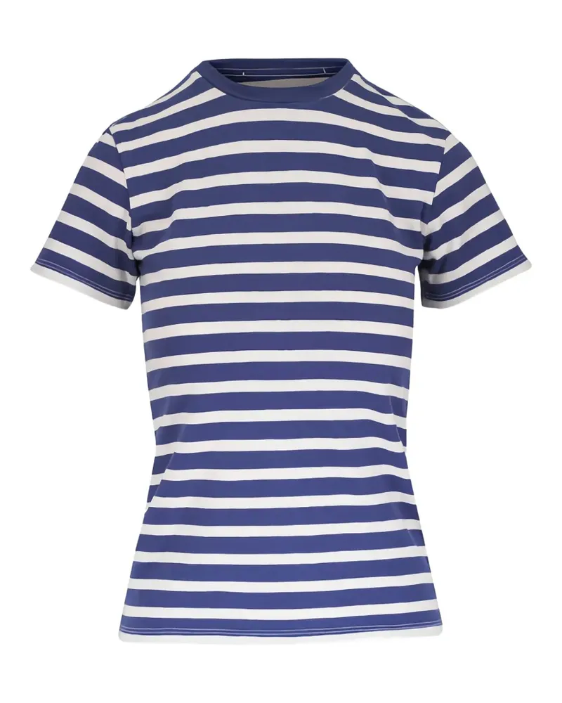 Nili Lotan Gestreiftes Lana T-Shirt - Blau Blau
