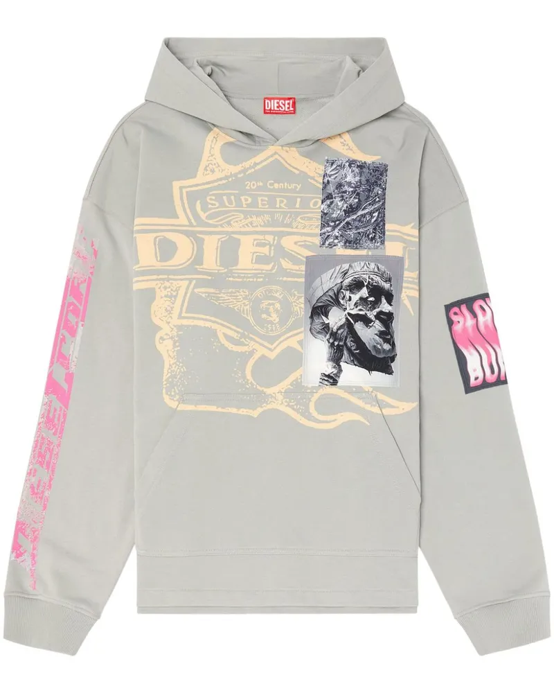 Diesel S-Baxt-R1 Hoodie - Grau Grau