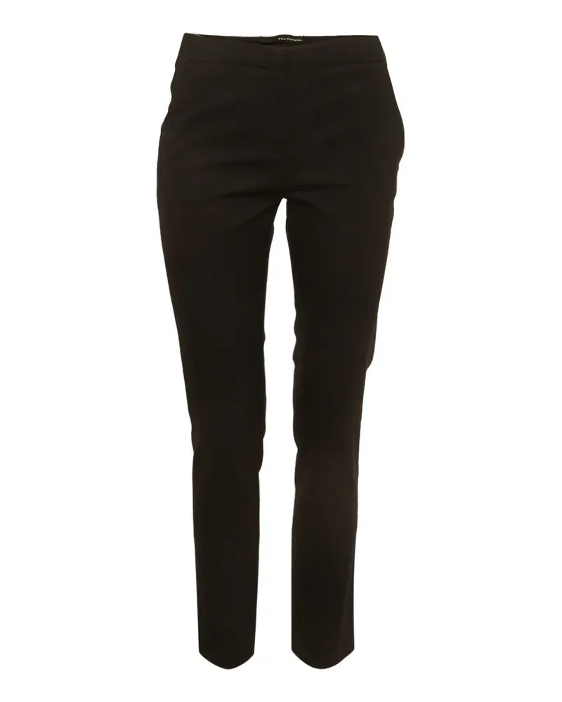 The Kooples gabardine straight-fit trousers - Schwarz Schwarz